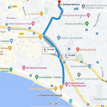 Proche Plages Et Centre Lägenhet Cannes